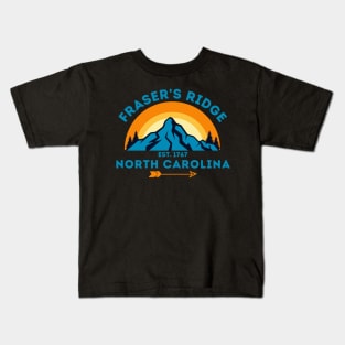 Fraser's Ridge North Carolina Established in 1767 Kids T-Shirt